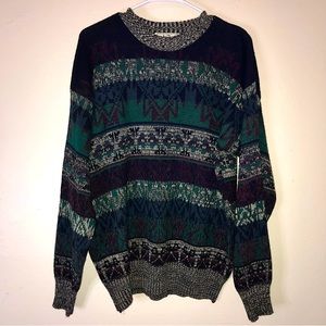 Vtg 80s/90s Multi-Color/Multi-Design "Cosby" Crewneck Sweater
